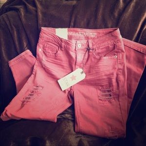 Vanilla Star Mid rise crop jeans size 3